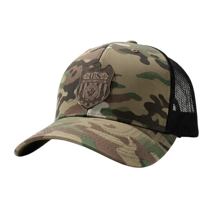 NCIS S/A LEATHERETTE PATCH ON YP CLASSIC HAT-STC39