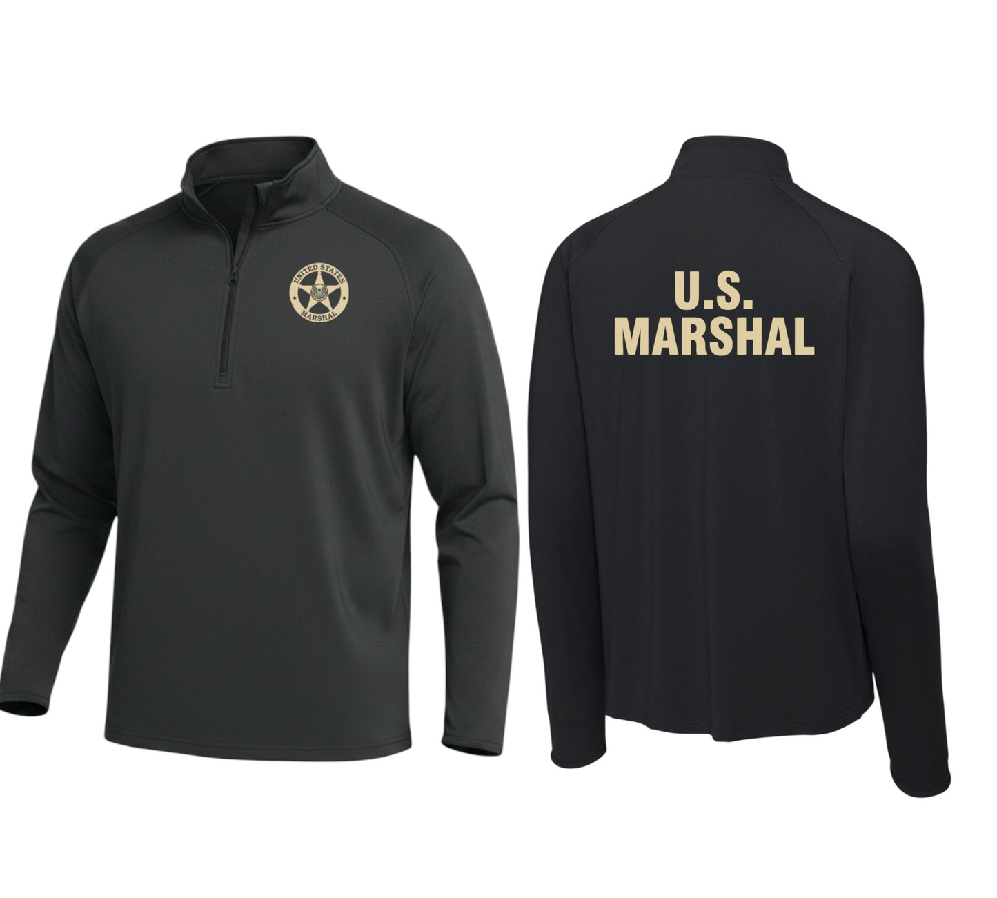 MEN'S USMS SPORT WICK STRETCH 1/2 ZIP PULLOVER-ST850 (3 colors)