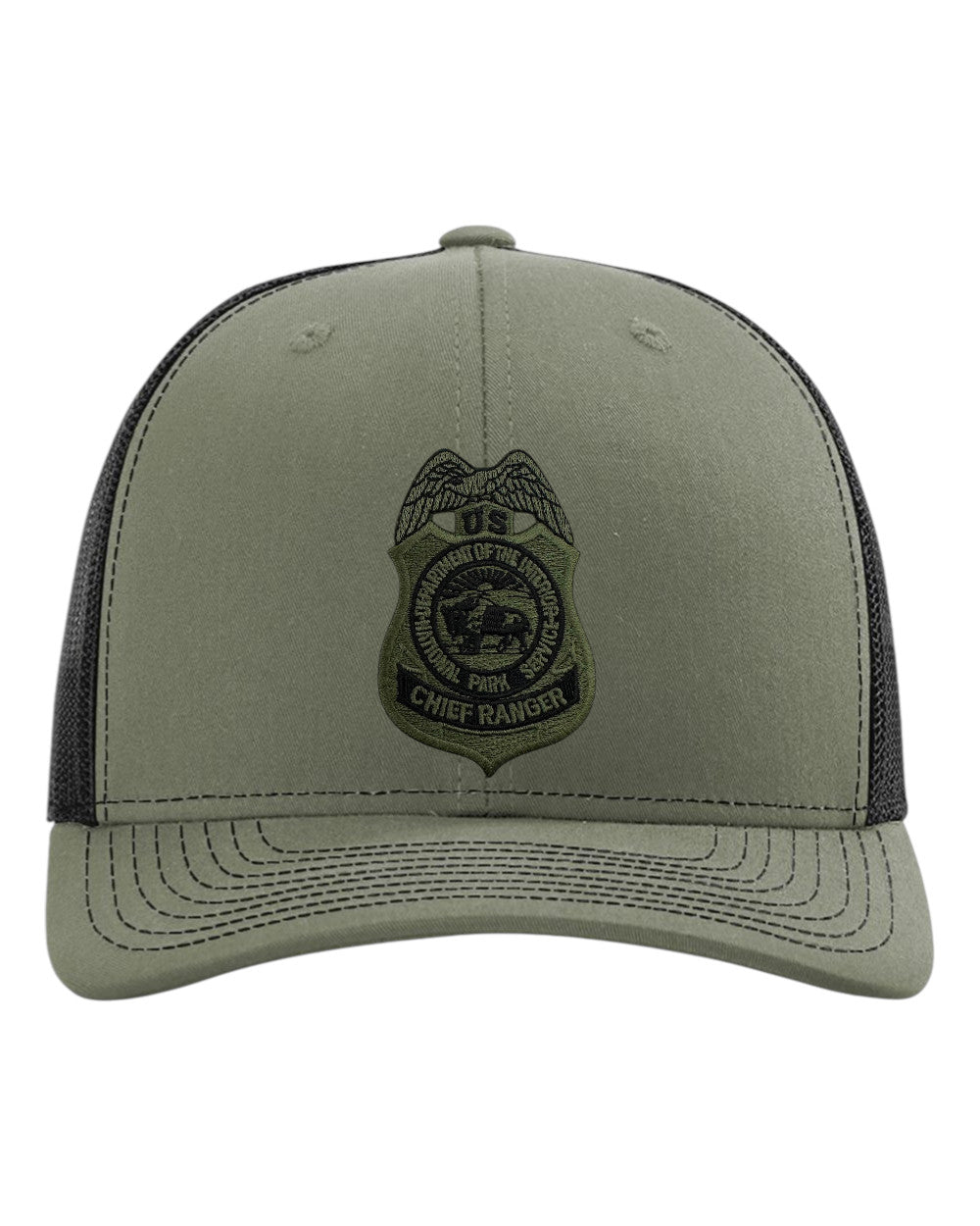 NPS BADGE ON RICHARDSON HAT
