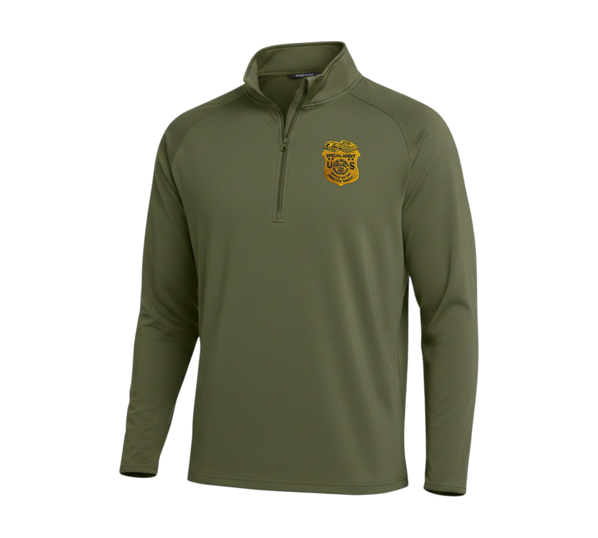 MEN'S SSA OIG 1/4 ZIP PULLOVER SPORT-TEK SPORT WICK STRETCH ST850