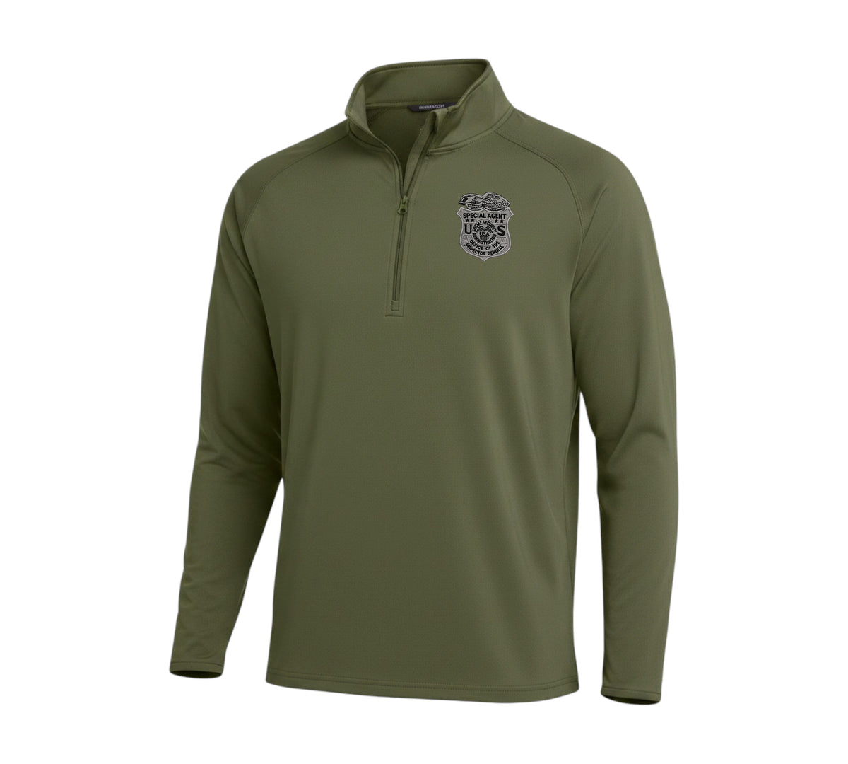 MEN'S SSA OIG 1/4 ZIP PULLOVER SPORT-TEK SPORT WICK STRETCH ST850