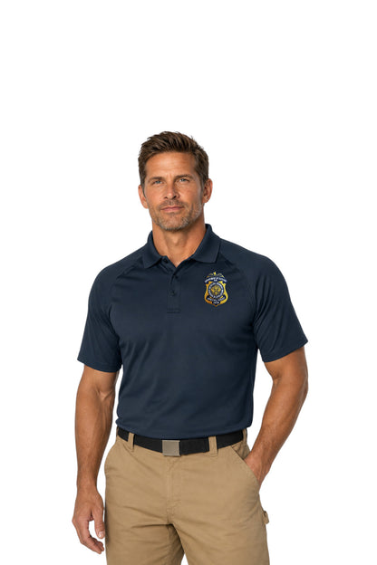 MEN'S DCIS S/A BADGE TACTICAL POLO-CS410