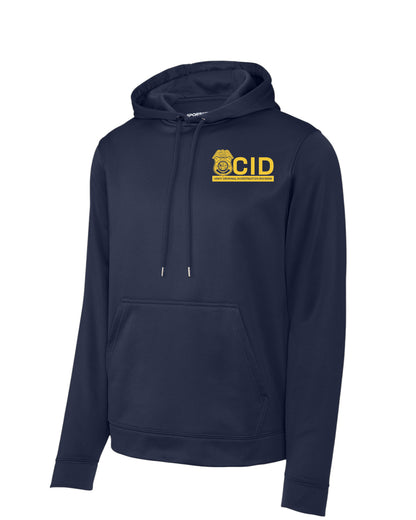 ARMY CID PRINTED WICKING HOODED PULLOVER F244