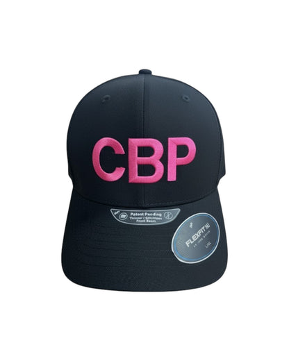 CBP PINK LETTERS EMBROIDERED ON FLEXFIT HAT