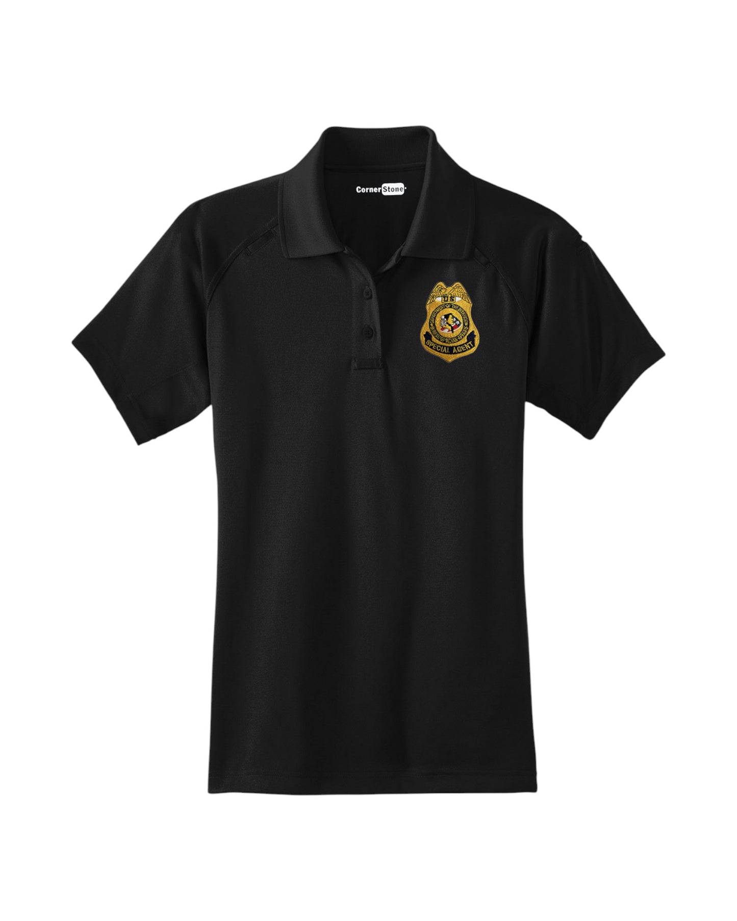 WOMEN'S BIA SPECIAL AGENT BADGE POLO-CS411