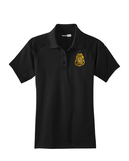 WOMEN'S BIA POLICE OFFICER BADGE POLO-CS411