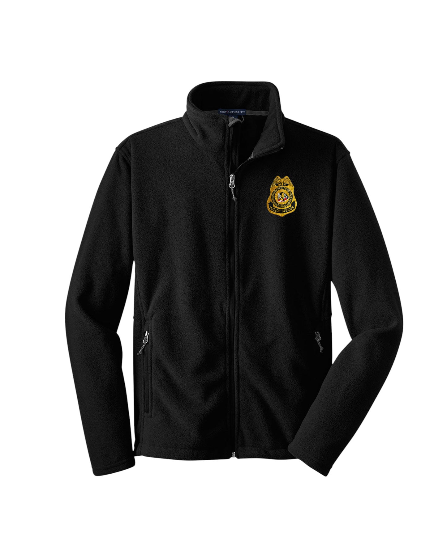 MEN'S BIA POLICE OFFICER BADGE FLEECE JACKET-F217