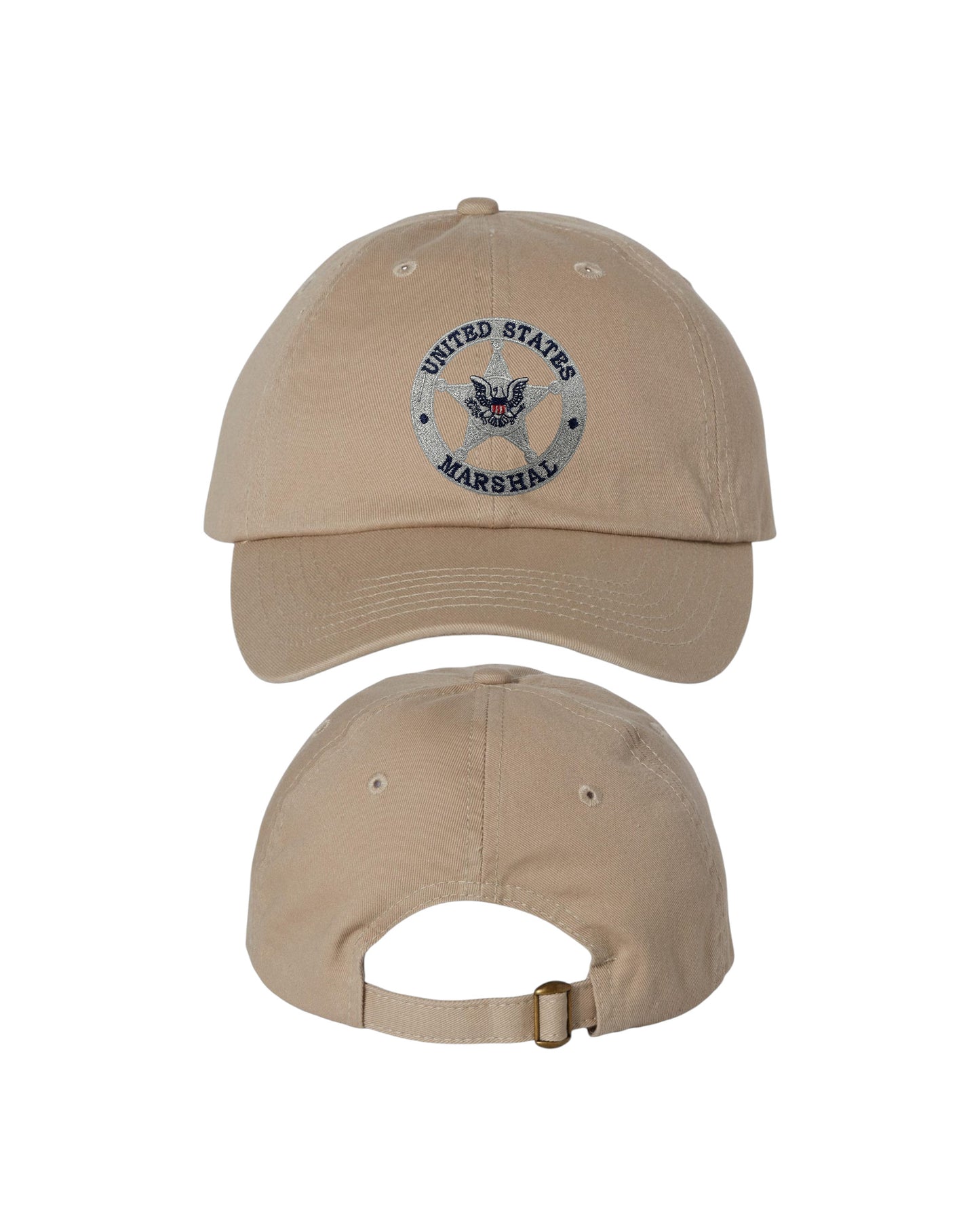 USMS STAR EMBROIDERED LOW PROFILE HAT-VC300A