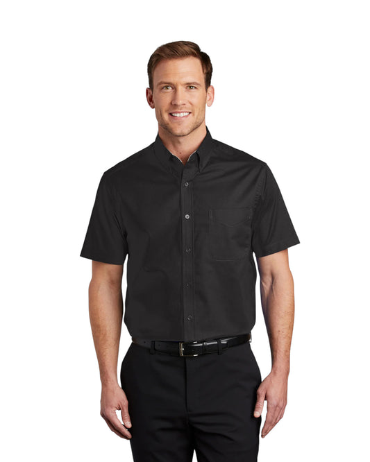 SHORT SLEEVE BUTTON SHIRT S508