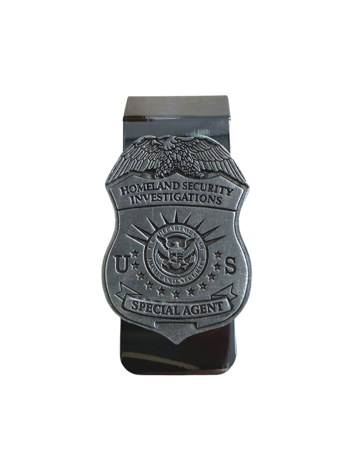 HSI SPECIAL AGENT PEWTER MONEY CLIP