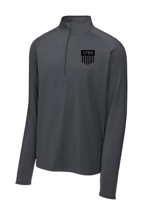 1789 PRINTED SHIELD 1/4 ZIP PULLOVER-ST850