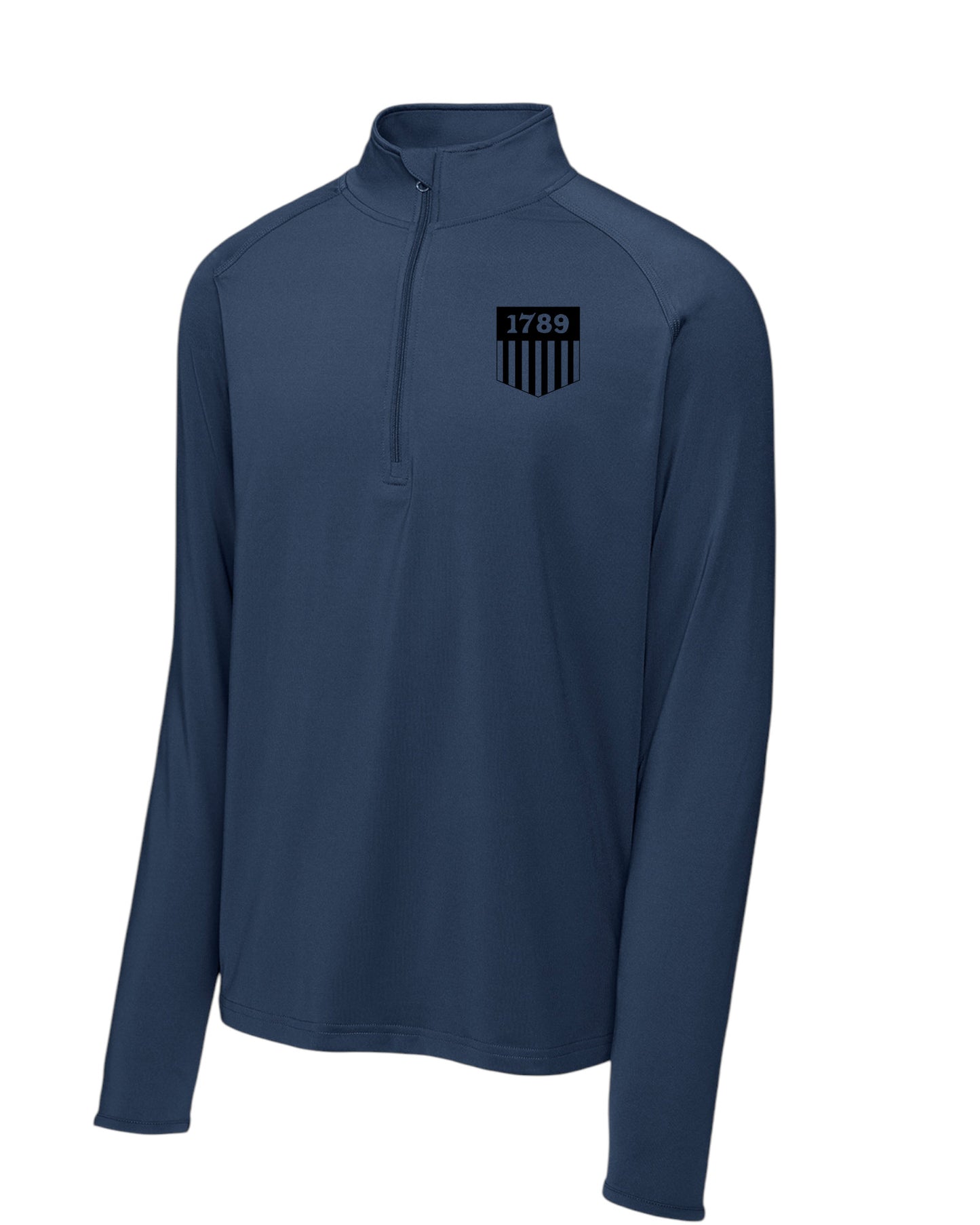1789 PRINTED SHIELD 1/4 ZIP PULLOVER-ST850