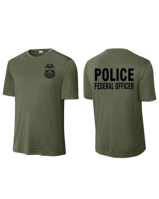 USFS ENFORCEMENT POLICE FEDERAL OFFICER T-SHIRT-ST350