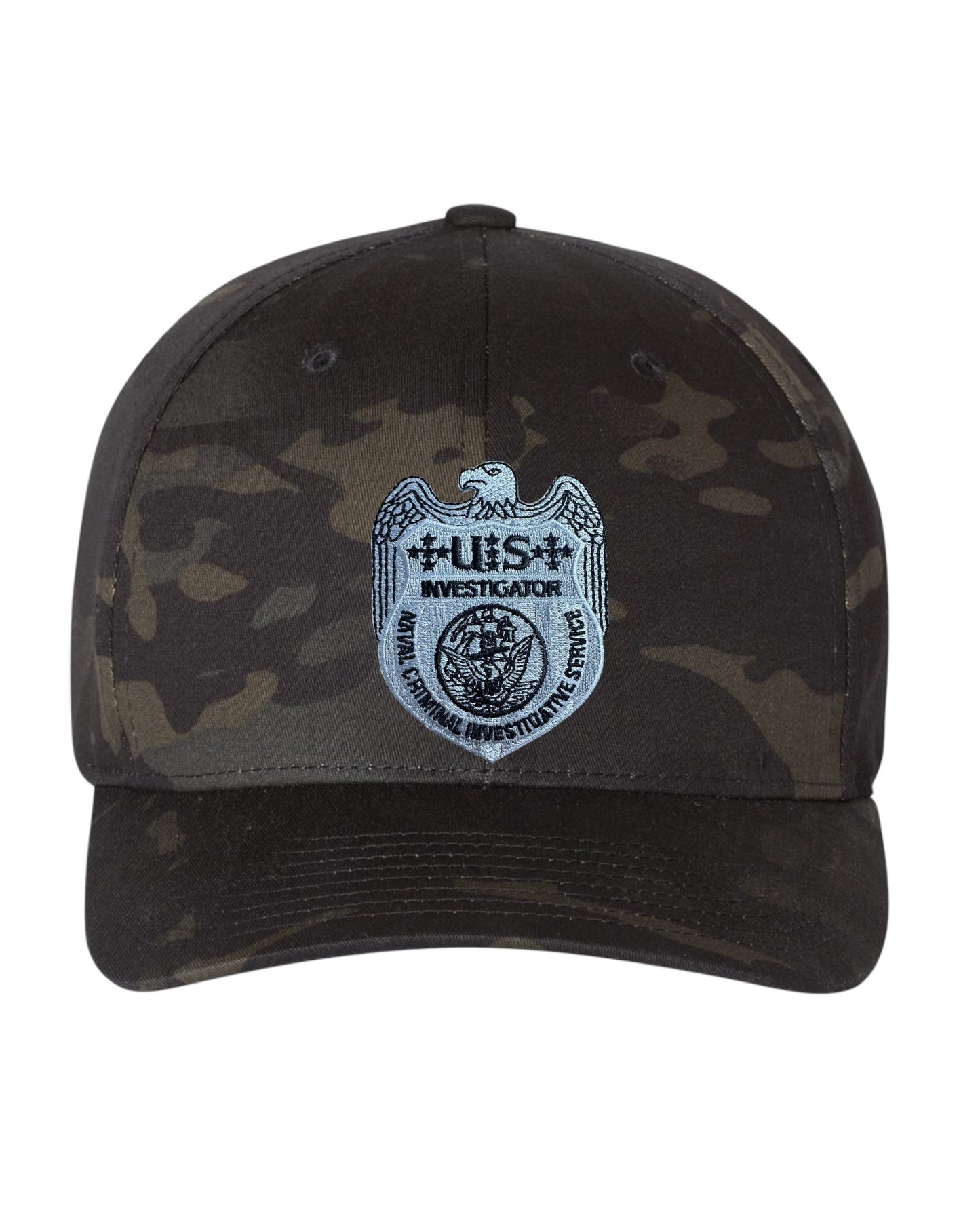 NCIS INVESTIGATOR GREY BADGE FLEXFIT HAT-6277
